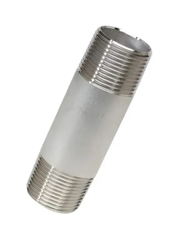 Niple acero inox SCH40 C-304/316 NPT